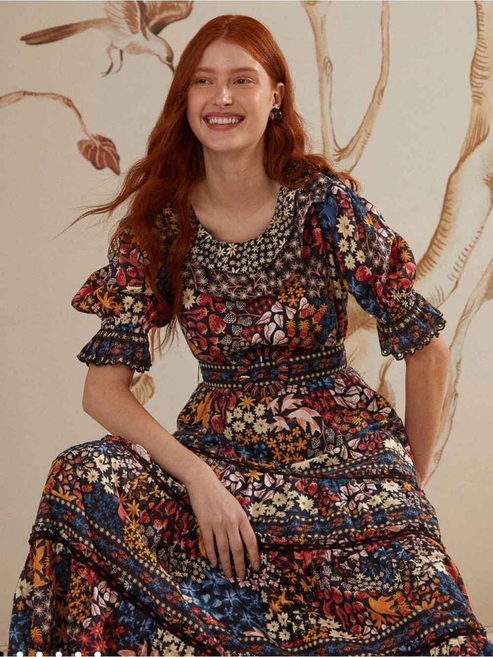 FARM Rio Black Jujus Garden Maxi Dress - Picture 2 of 4